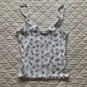 Cropped stretch tank top from Hollister